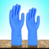 Light weight rubber gloves